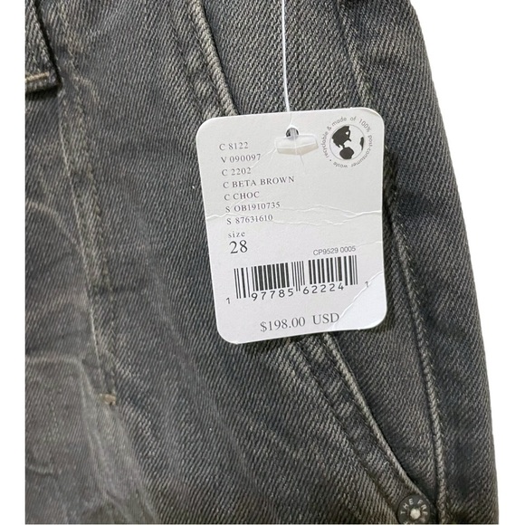 NWT FREE PEOPLE WE THE FREE VECTOR MOTO JEANS, SIZE 28 - Picture 7 of 14